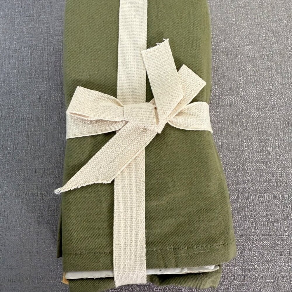 Set Of 8 Harvest Napkins 16" X 16" 100% Cotton In Autumn Colors New